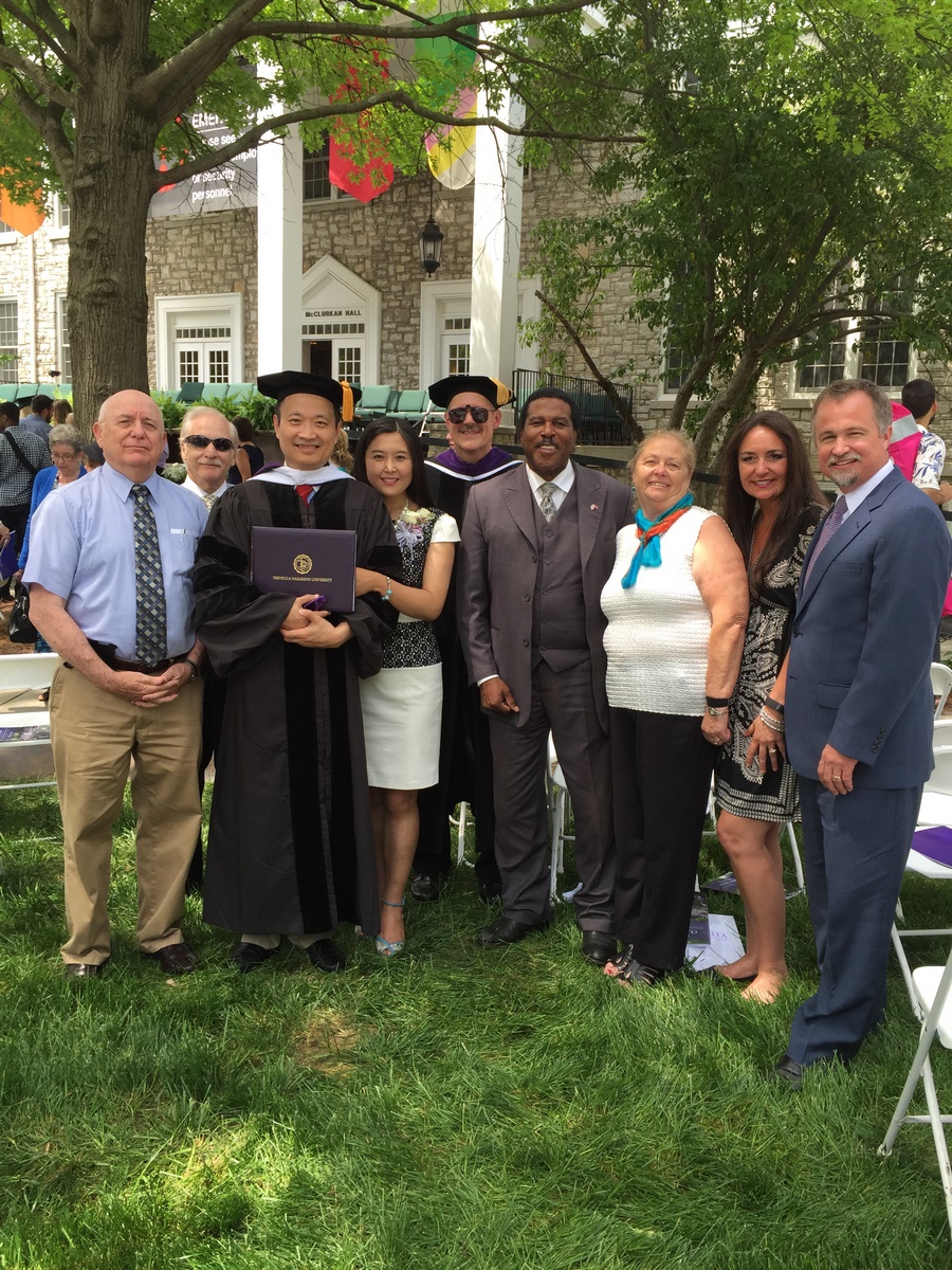 Dr Wang honorary doctorate degree from Trevecca University_1